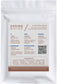 Bitter Half pouch back — dosing guide and ingredients