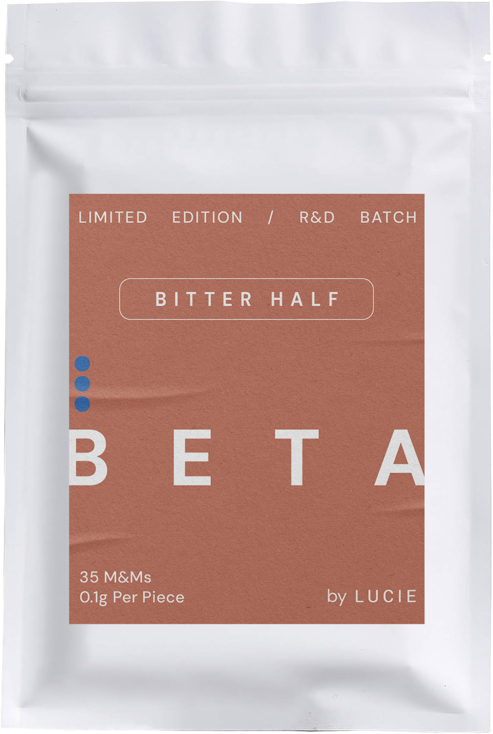 Bitter Half pouch front — Limited Edition R&D Batch
